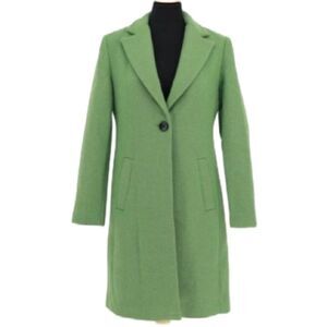 House of Harlow 1960 Green Wool Women's Overcoat (Size L)